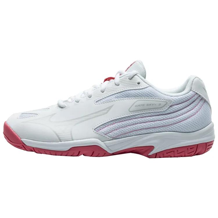 Mizuno Gate Sky Plus 3 Wide 'White High-Vis Pink' (Unisex) Wan Blue / Lunar Rock / High-Vis Pink Badminton Shoes 71GA234022
