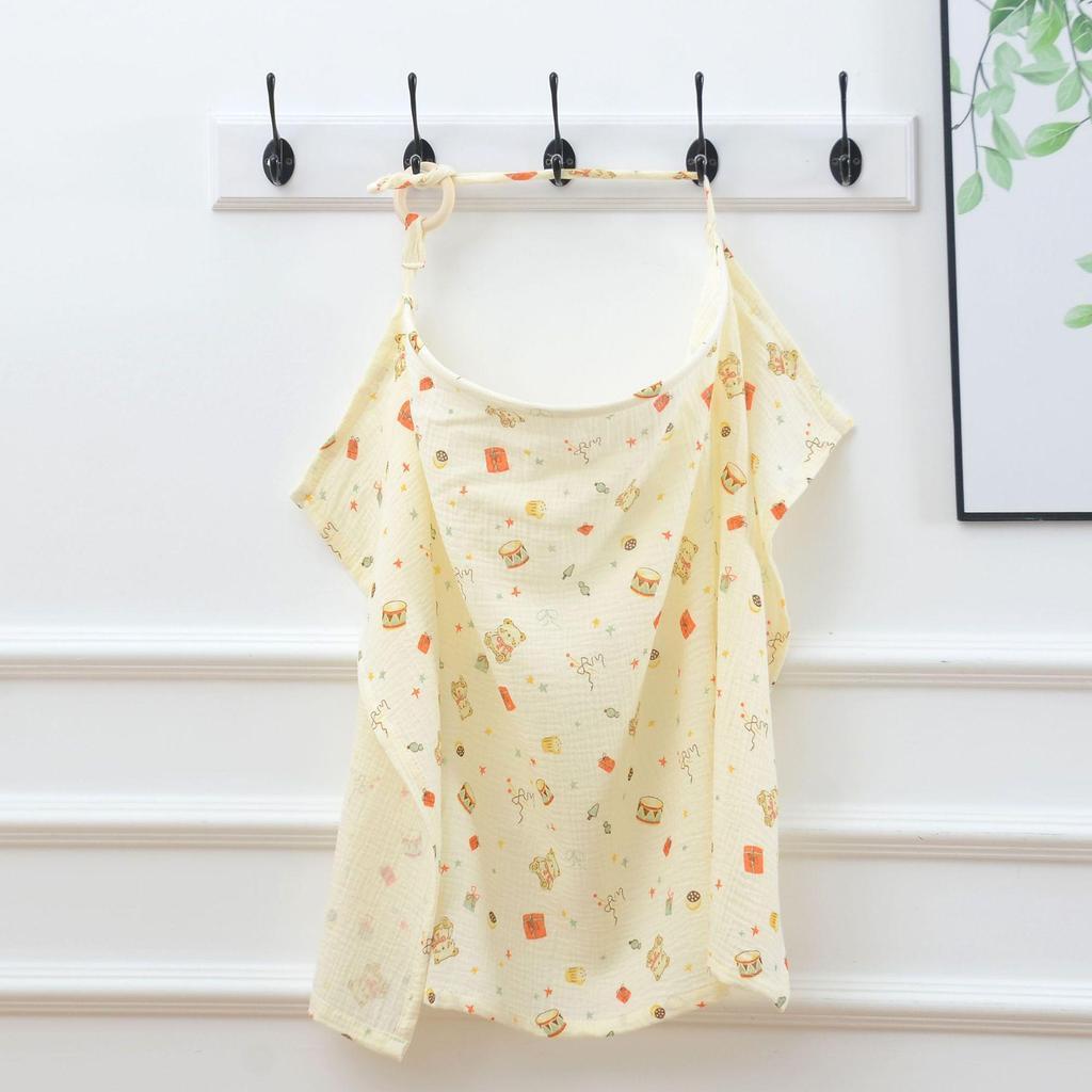 Breathable Cotton Nursing Cover - Anti-Exposure Modesty Cloth Set for Breastfeeding Moms