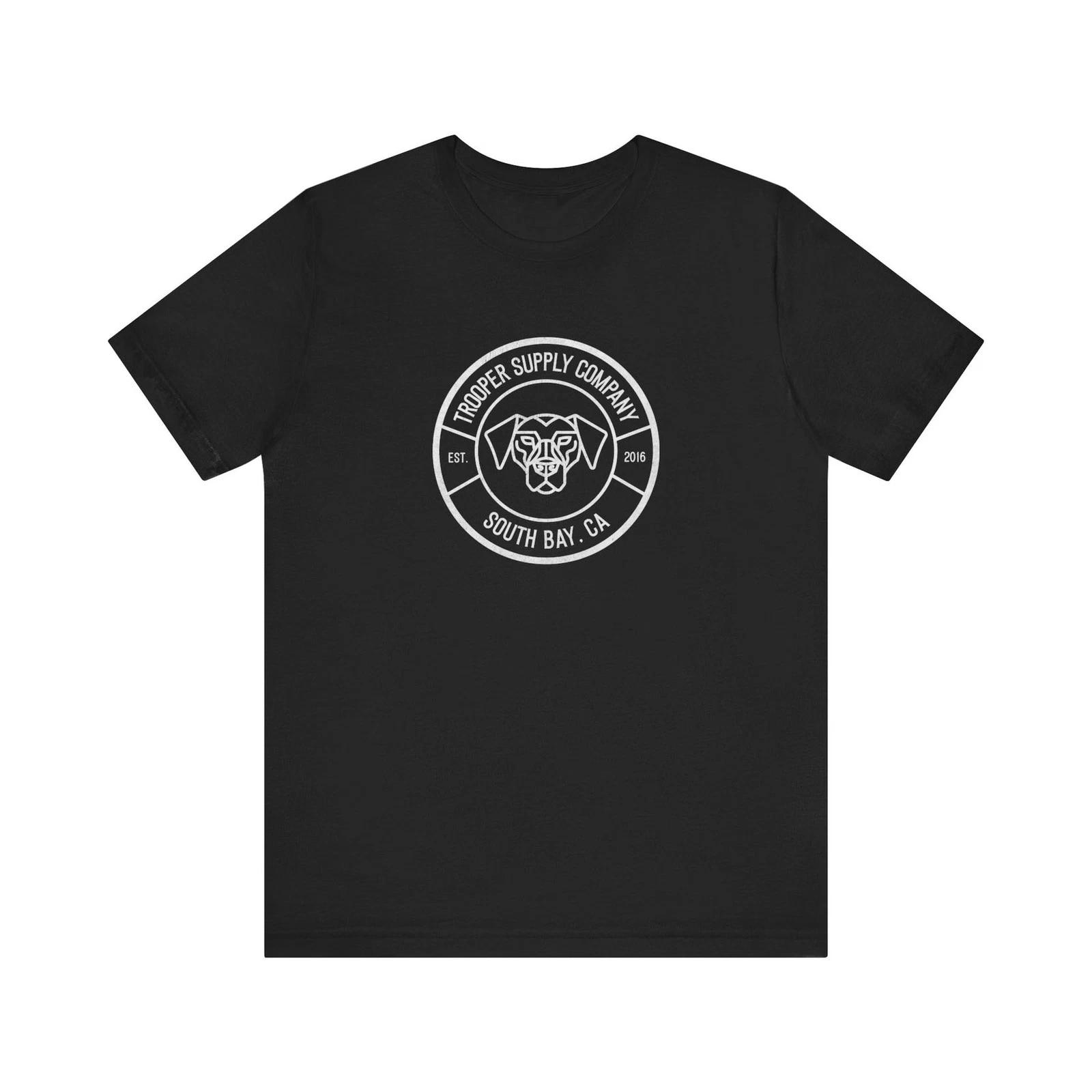 Classic Geometric Dog Circle Logo - Front Print XXL