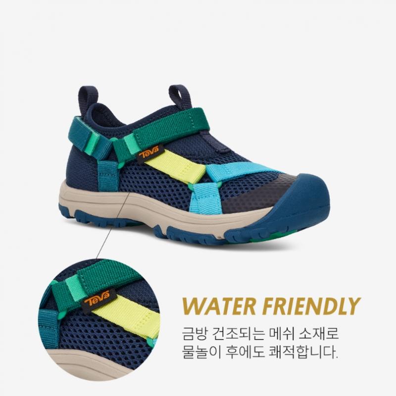 Teva Outflow Universal Kids Aqua Sandal Stvt2416599 Nml