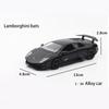 1/36 Scale Lambo Bats Diecast Car Model Toy, Pull Back Toy Vehicle for Kids Toddler Boys Girls Gift Collection
