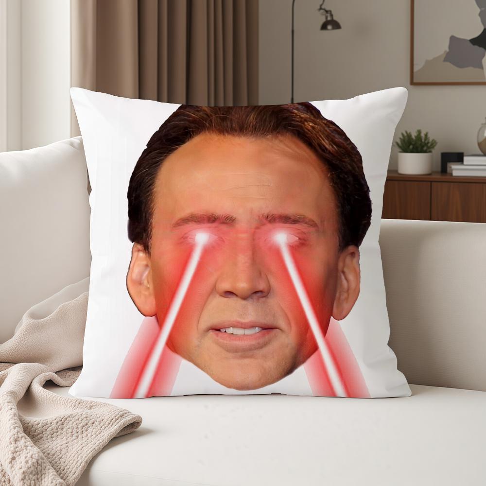 Actor New Pop N-Nicolas C-Cage Pillow Case Suitable For Bedrooms Living Rooms Cars Home Decoration