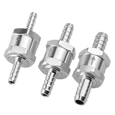 Válvula de Retenção Unidirecional Sem Retorno Combustível Água Gás Ar Vácuo Liga de Alumínio Gasolina Diesel Água Linha de Combustível Sentido