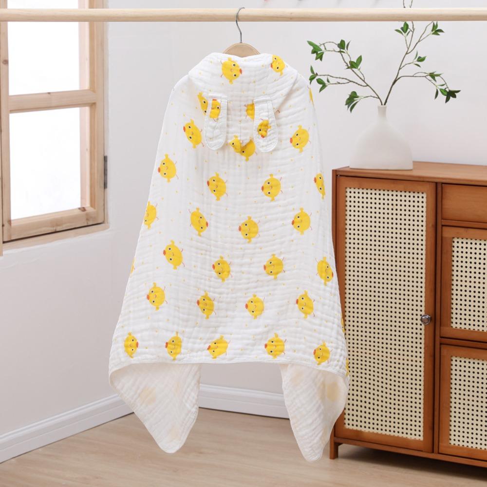 

Cotton Hooded Cape Towels Rabbit Sleepwear Bathrobe Cloak Cartoon Blanket Wrap Beach Style 5
