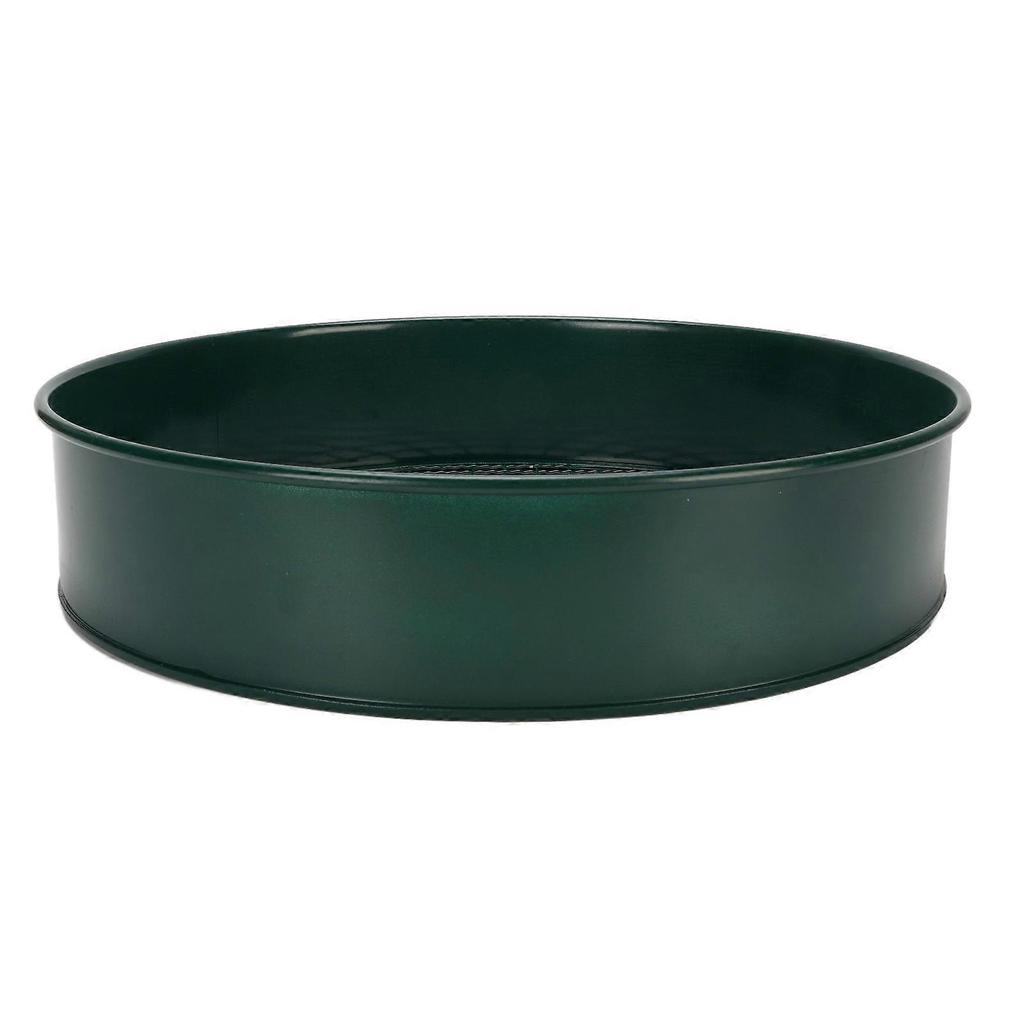 Garden Sieve Soil Sieve with Interchangeable Mesh Sizes 3mm 6mm 9mm 12mm Garden Riddle Planting Soil Sifter Tool Dark Green