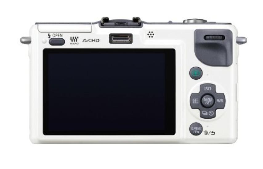 Panasonic Digital SLR Camera GF2 Lens Kit Pancake Full HD Movie SLR Shell White (Includes 14mm/F2.5 Lens) DMC-GF2 C-W