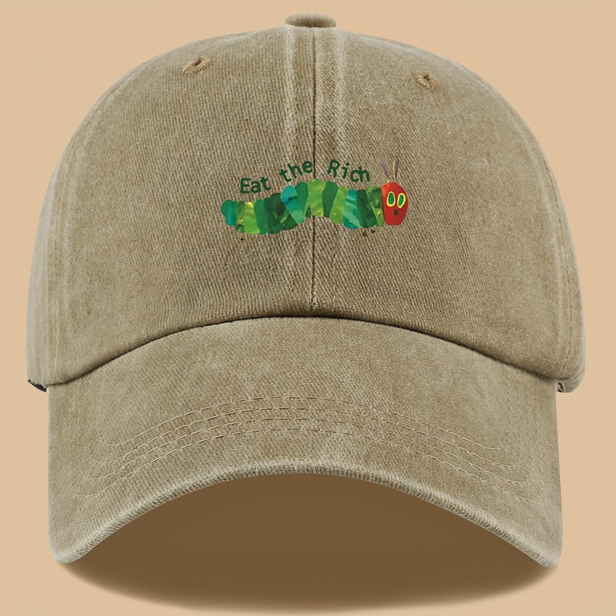 

1pc for CATERPILLAR Print Adjustable Unisex Baseball Cap Breathable for Men Women Appropriate for Any Season One Size