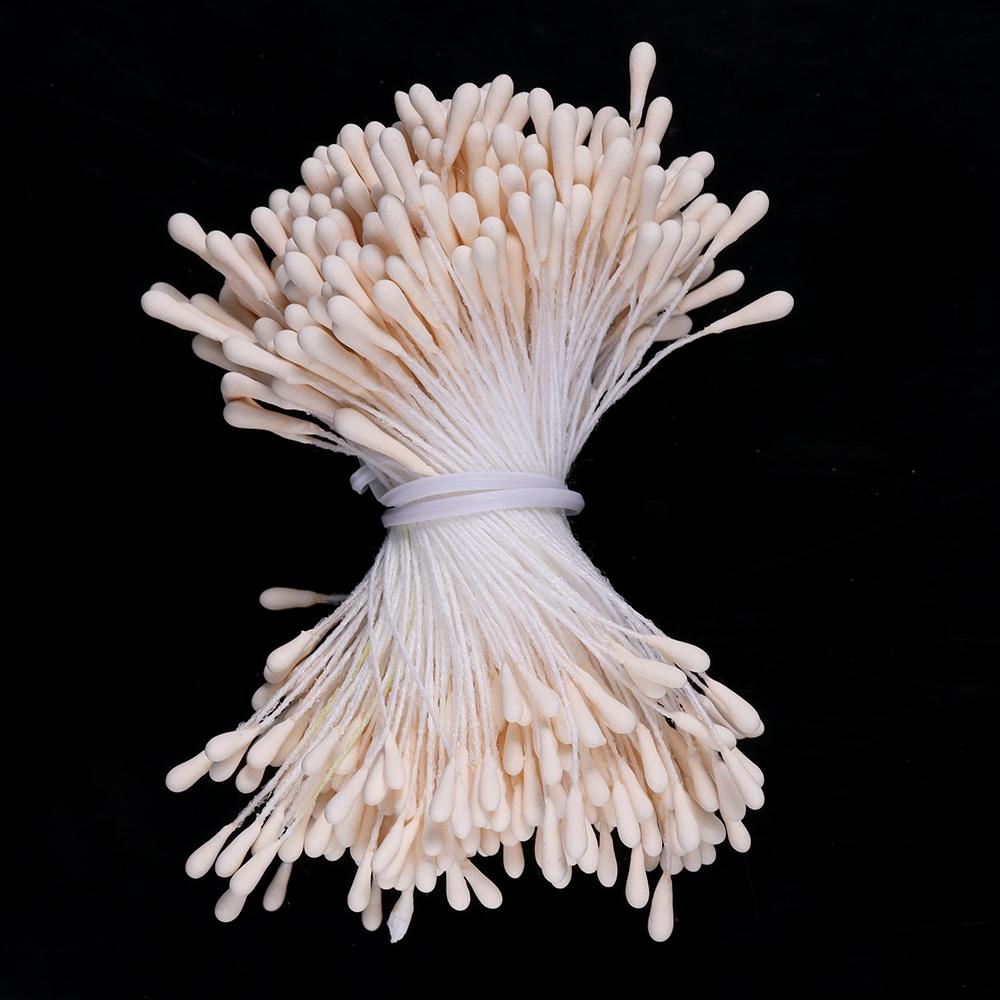 400/800 st Blomsterståndare 57 mm DIY Konstgjorda Blommor Krans För Bröllopsfest Heminredning Blomkärna Ståndare Blomtillbehör