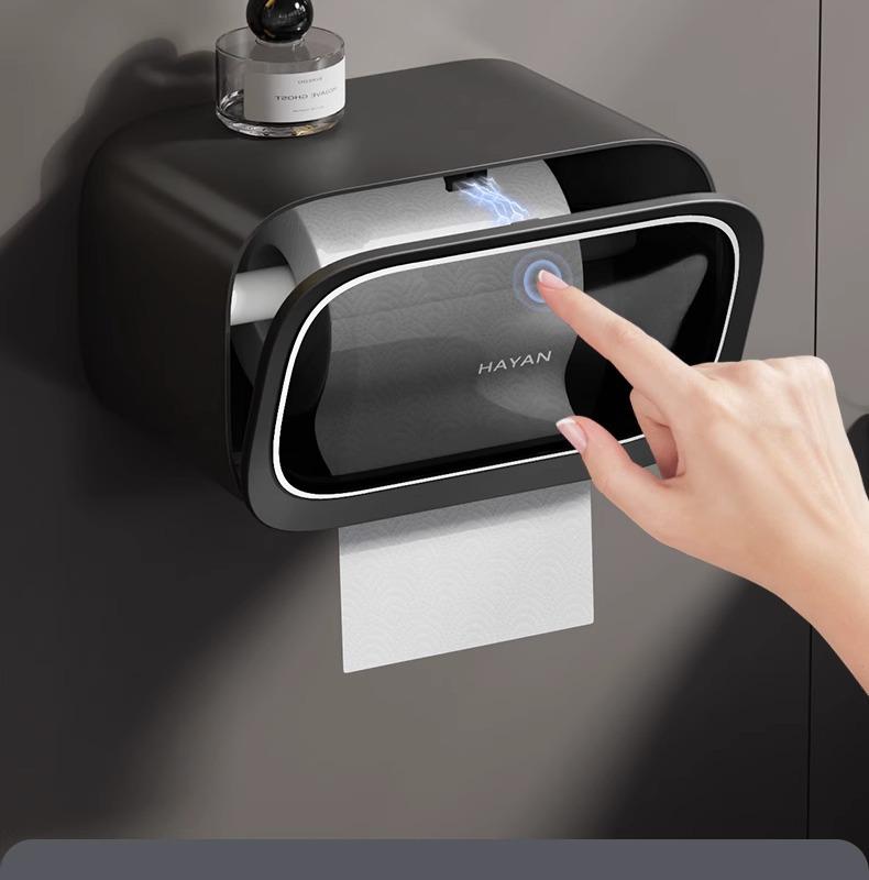 Wall-Mounted Tissue Paper Holder for Bathroom