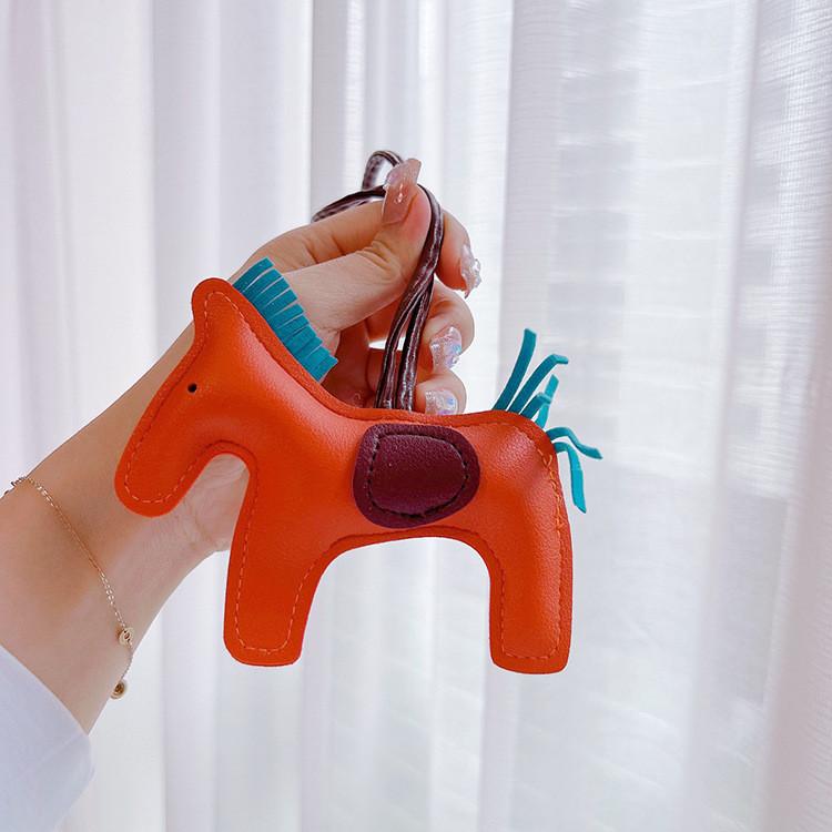 Mini Creative Horse Bag Pendant Cute Cartoon Keychain Multi Functional Decor