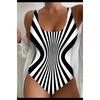 Women One Piece Swimsuit With Floral Print Padded Wireless Sleeveless Open Back Swimwear For Beach Pool Swimming Water Sports S-4XL