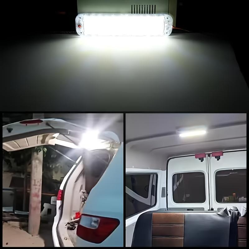 LED Interior Light Bar 12V Car Caravan RV Truck Camping White ON/OFF Switch