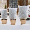 Plant Freeze Protection Cover with Drawstring Zipper Reusable Winter Outdoor Tree Shrubs Potted Plants Frost Protection Bag