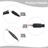10pcs 5x20mm Inline Fuse Holder with Fast Blow Screw Type Design and 20AWG Wire for Secure Electrical Protection