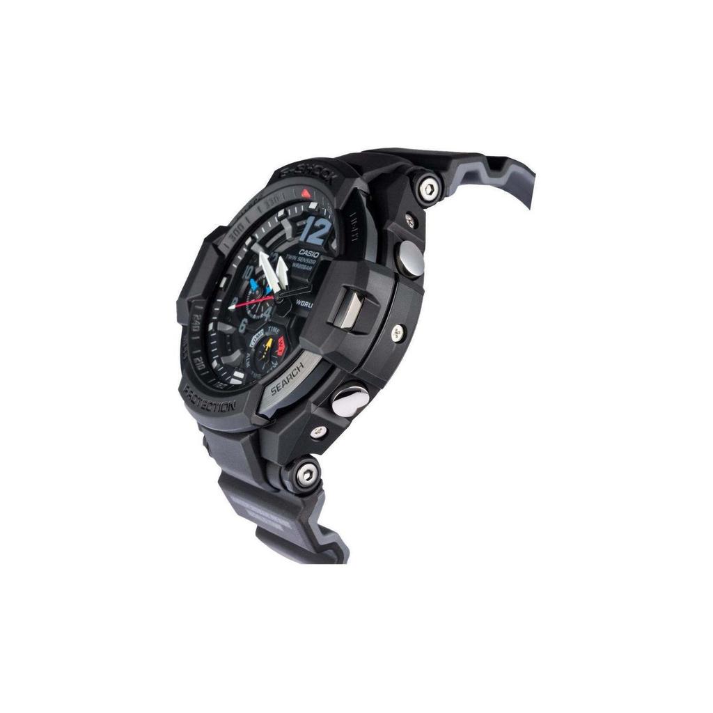 Casio G-Shock Aviation Series Fashion Retro Classic Pointer Dual Display 3D Sports Waterproof Quartz Watch Men watches Black GA-1100-1A1