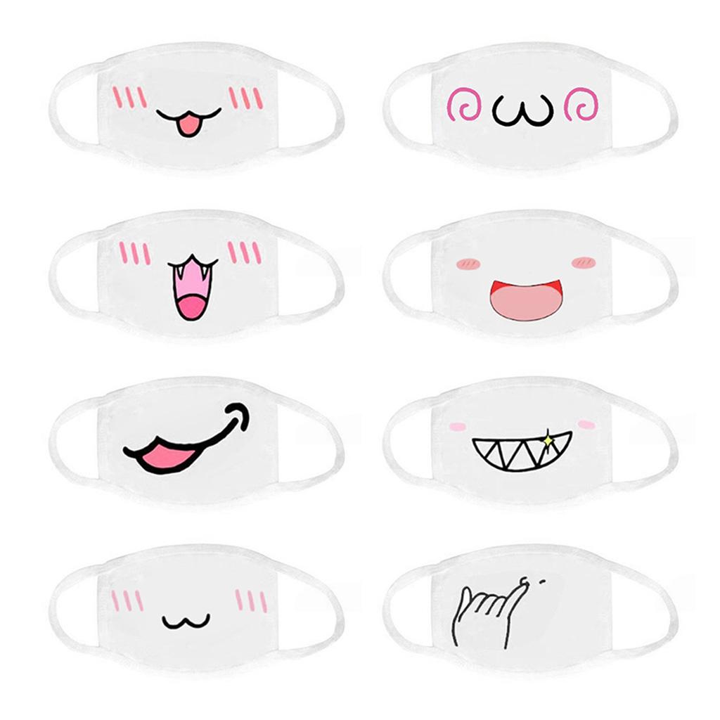 

8 шт. пылезащитные маски для выражения лица, многоразовая маска для рта и лица, защитная C