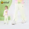 B.Duck Girls' Bow Flare Long Pants