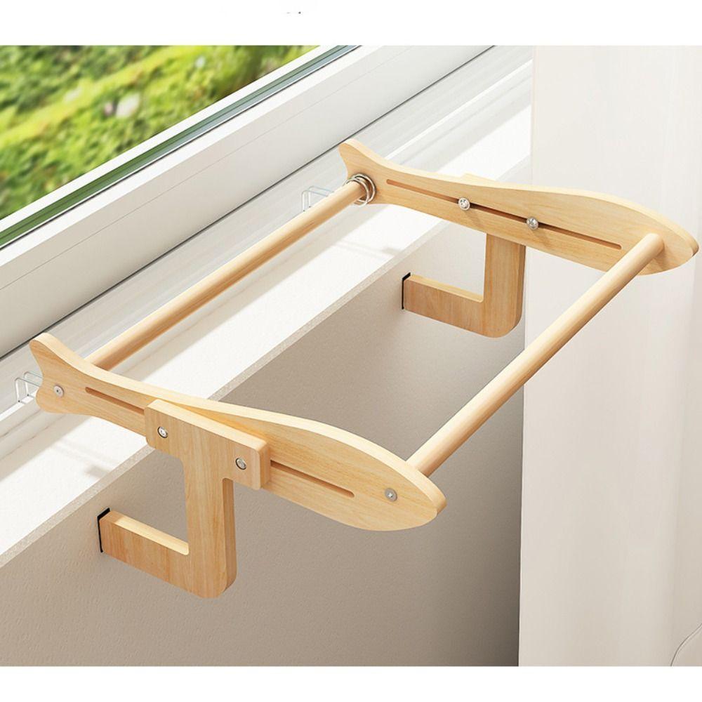 Detachable Window Cat Perch Adjustable Cat Window Seat Universal Cat Hanging Bed  for Cats and Dogs