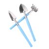 Planting Tools Small Shovel Rake With Wooden Handle Plastic Digging Seedling Tool Garden Pot Care Kit
