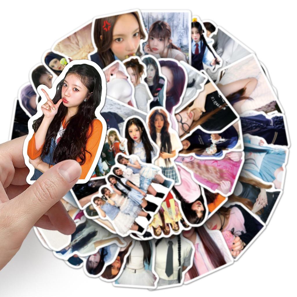 51 ILLIT Korean Girl Group Minju Stickers - HD, Waterproof, Perfect for Diary & Suitcase Decoration