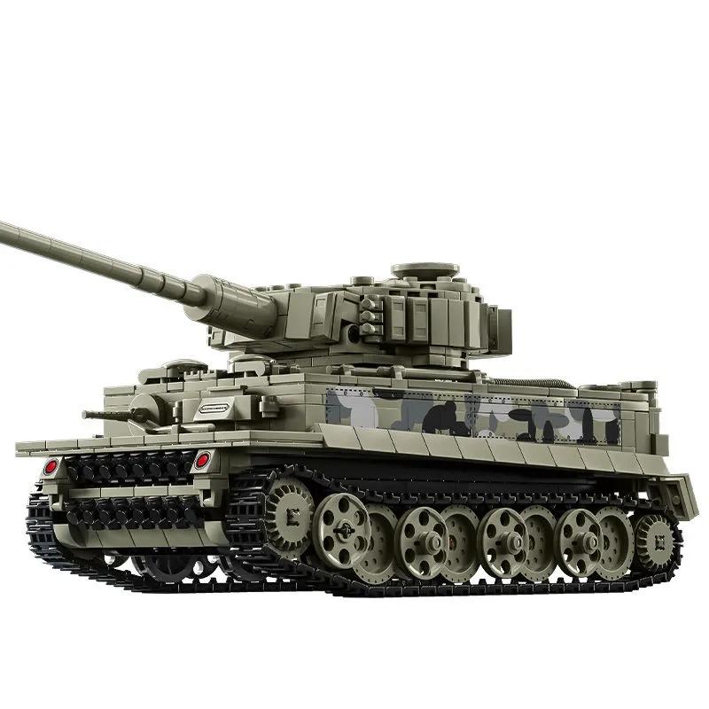 Panther 2A7 main battle tank assembly model building blocks Panther 2A7 tracked armored vehicle 66058