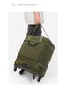 Men's Portable Foldable Travel Luggage with Wheels - Ideal for One-Day Trips
