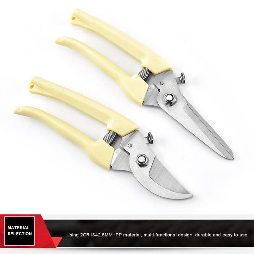 Comfortable Grip Straight/Bent Head Branch Shears Garden Supplies Pruning Shears Grafting Tool