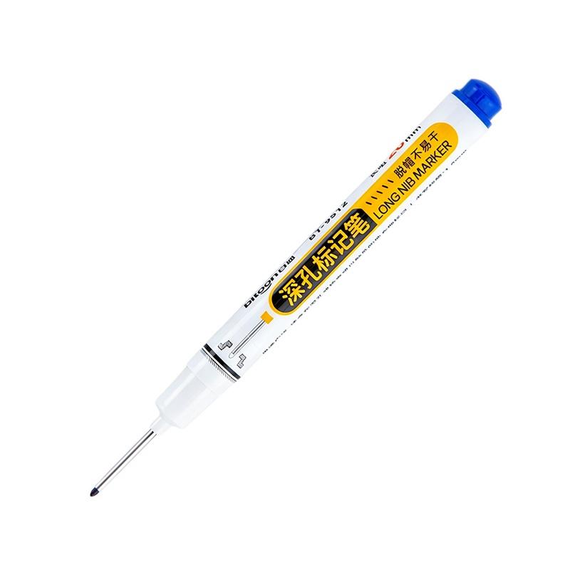 72 Hours Deep Reach Marker Waterproof Construction Pen Long Nip Drill Markers Colorful Waterproof Carpenter Pens