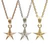 [Jurais] Hawaiian Jewelry Necklace, Star Design, Women's & Men's, Stainless Steel, Yellow Gold