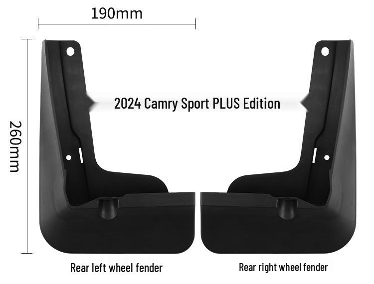 Leather Mudguards for 2024-2025 Toyota Camry Sport