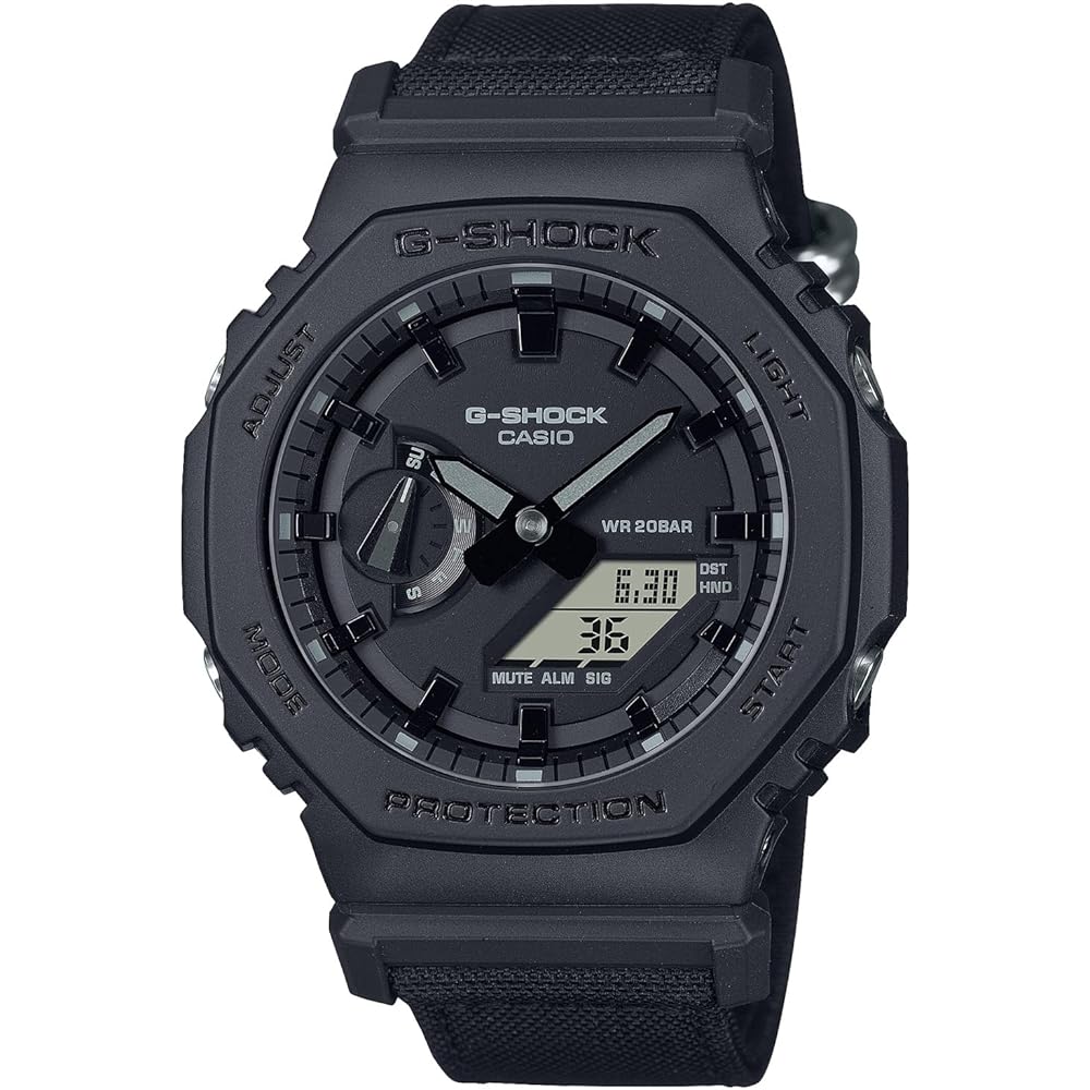 Casio G-Shock GA-2100BCE-1AJF Men s Utility Black Watch CORDURA Eco Fabric Cross Band
