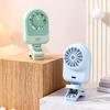 Summer New Style Mini Clip-on Portable Small Fan with Three-speed Settings and Detachable Blades - Student Handheld Electric Fan Fairie