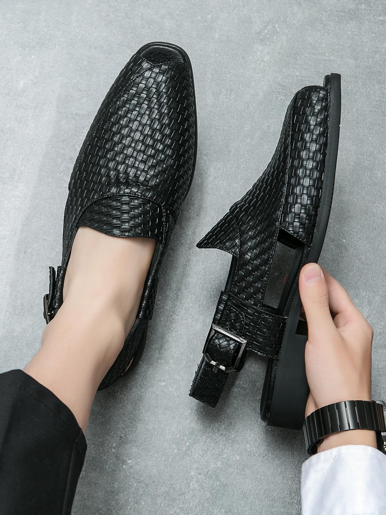 Летние мужские сандалии для танцев на пятке — фото 9