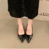Summer High Heel Women Sandals Fashion Pointed Toe Singbacks Shoes Style Banquet Party Sandalias Shoes