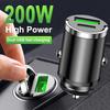 100W Car Charger Lighter PD Fast Charging For IPhone Mini USB Type C Mini Car Phone Charger For Samsung Huawei Xiaomi