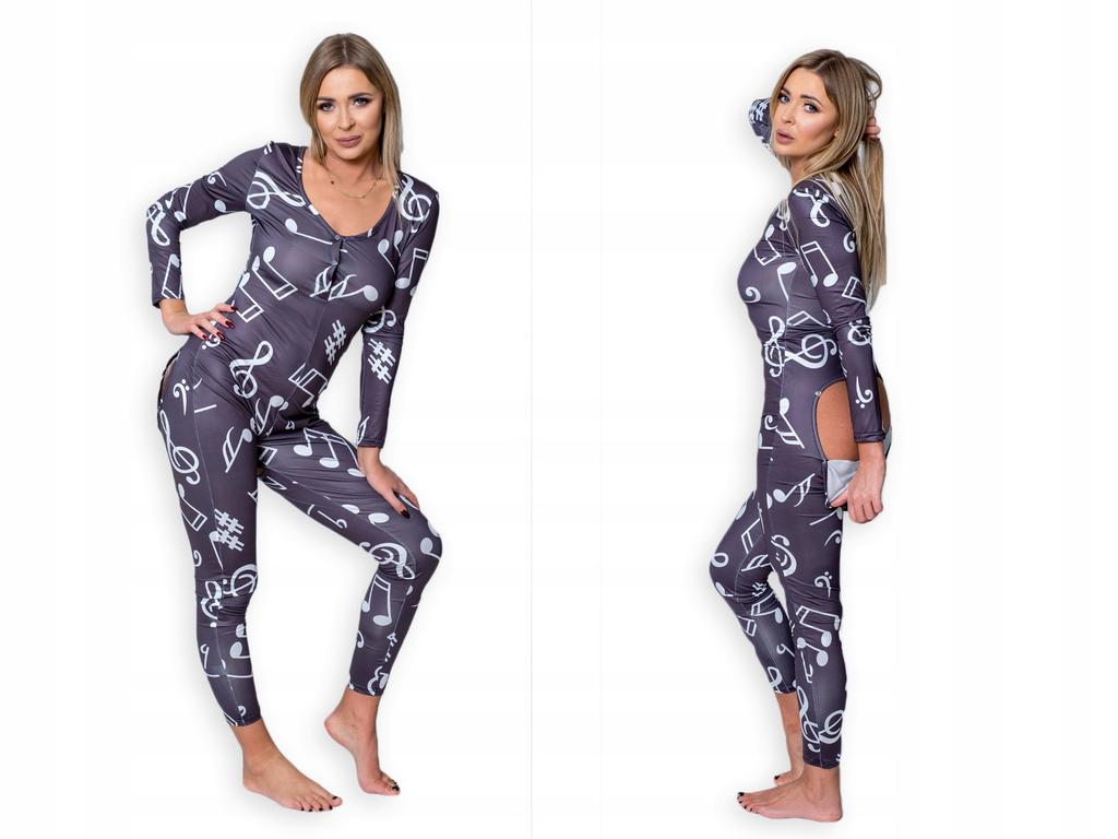 Women's Pajamas Valentine's Day Gift For A Girl Unzipped Gray Music Music