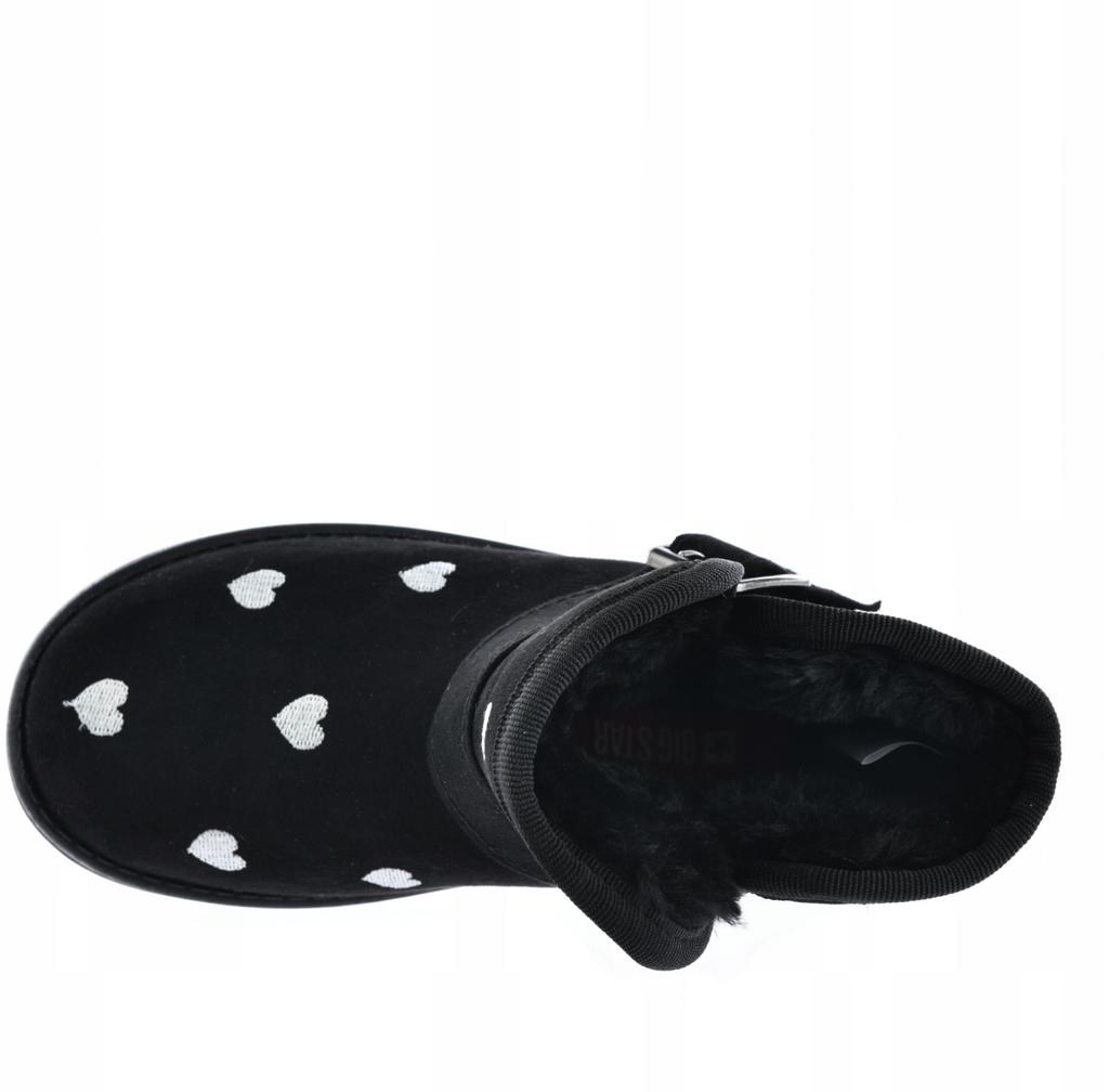 Big Star KK374243 Children's Snow Boots, Insulated, Black, Comfortable for Winter