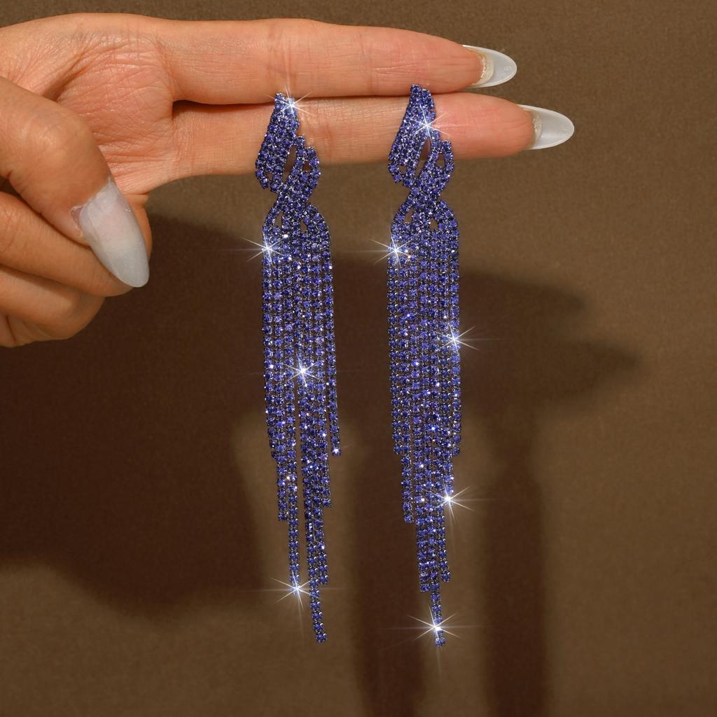 Fashion Long Fringed Earrings, Femininity Socialite Earrings, Advanced Sense Of Personality, Exaggerated And Exaggerated Earrings.