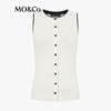 MO&Co. Tencel Blend Slim Fit Knit Vest