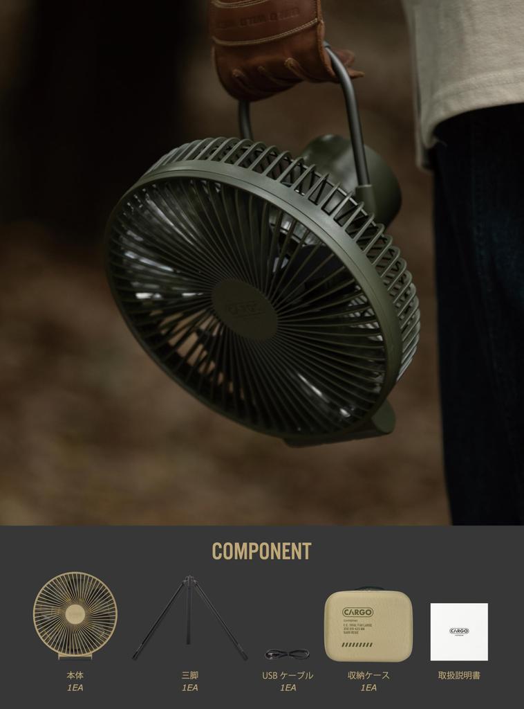 CARGO CONTAINER DUAL FAN Cargo Container Fan (Midnight Black, L)