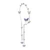Premium Handmade Diamond-Encrusted Butterfly Tassel Hairpin Casson Fairy Beauty Headband Princess Headband Elf Headgear Hair Accessories