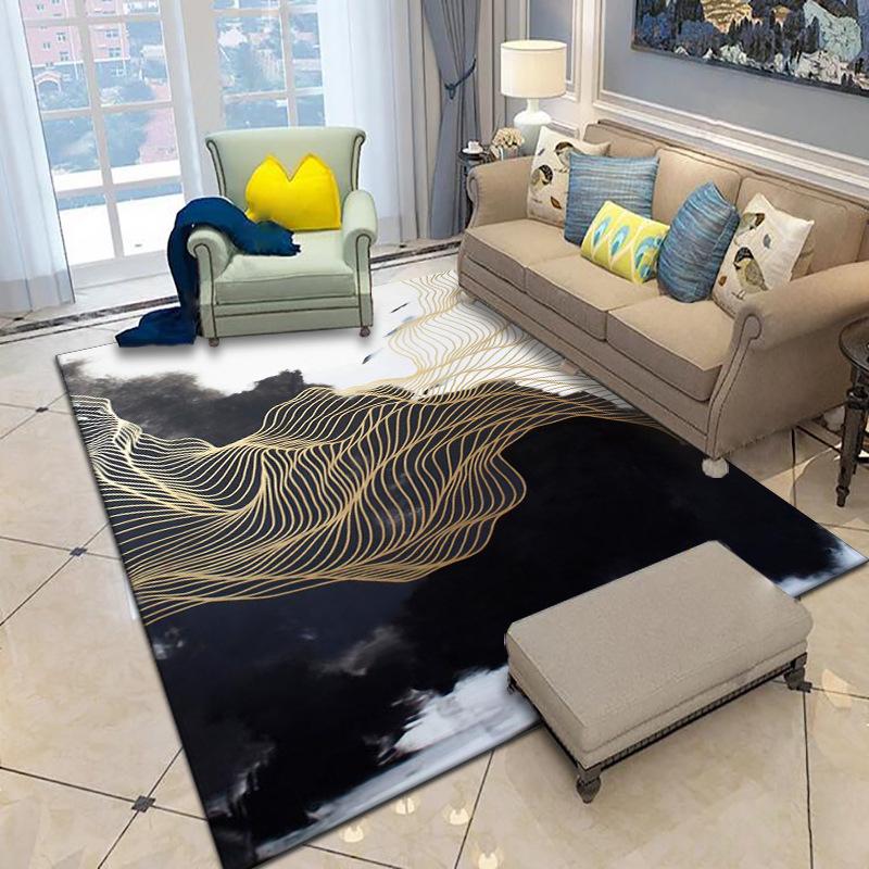 

Nordic Abstract Style Living Room Carpet Coffee Table Sofa Cushion Bedroom Bedside Carpet 80*120cm