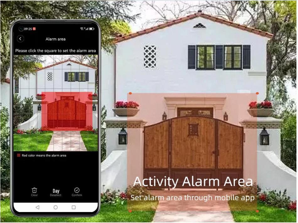 V380 Outdoor 360° Solar-Powered HD Wireless 4G Security Camera Binocular