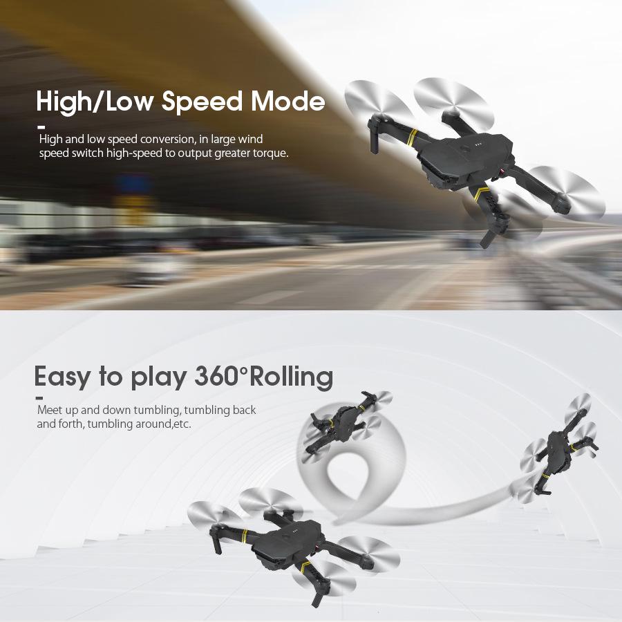 E58 Folding 4K HD Drone: Four-Axis WiFi Remote Control Aerial Toy