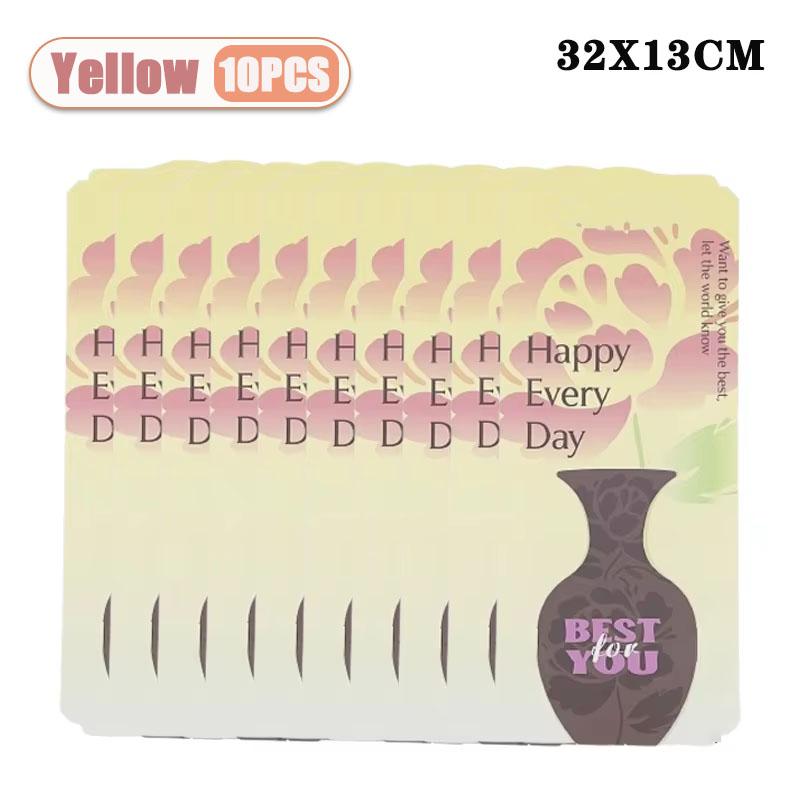 Foldable Valentine Flower Bouquet Box Simple Elegant Design Handheld Easy Carry for Wedding Home Party Romantic Gift