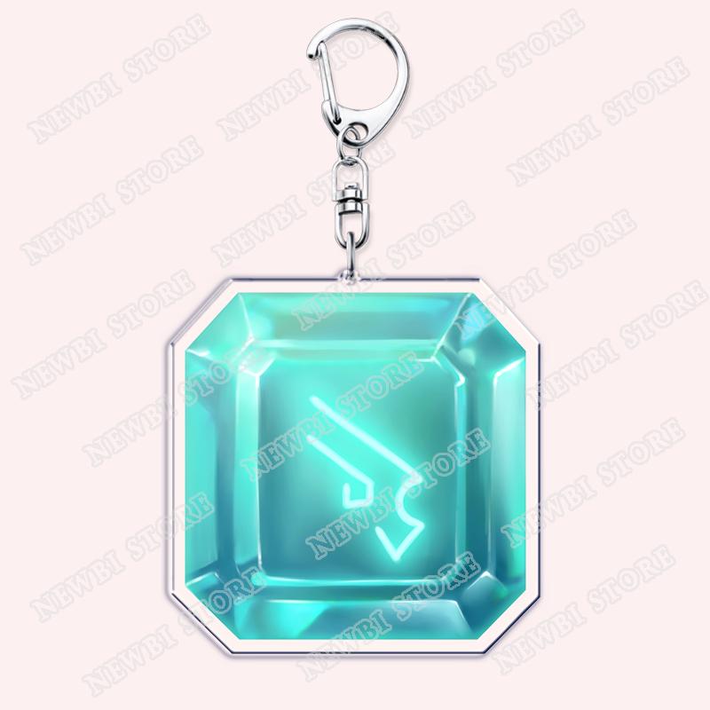 Hot Game Keychains for Accessories Bag FFXIV Samurai Red Black Mage Summoner Gunbreaker Dancer Keyrings Machinist Fans Gifts