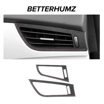 Para BMW Z4 E89 2009-2016 Hecho de Alcantara Marco Adhesivo de Recorte para Salida de Aire Lateral del Salpicadero Accesorios de Tuning Interior de Coche
