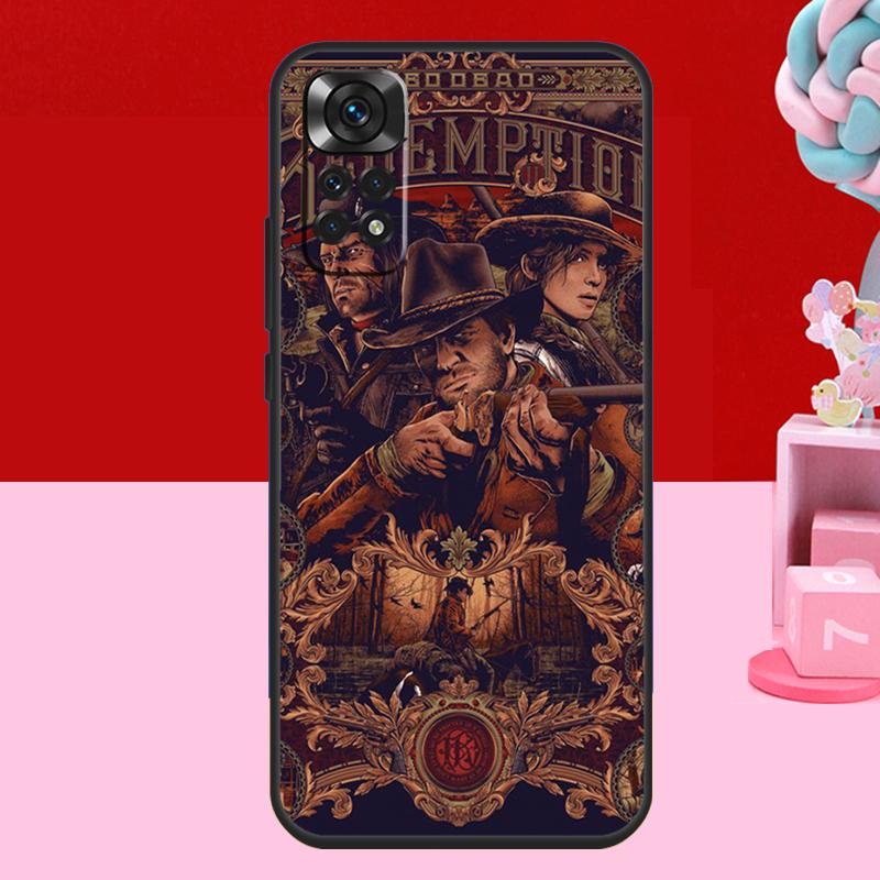 Red Dead Redemption 2 Pouzdro Pro Xiaomi Redmi Note 10 8 9 11 12 Pro 12 Turbo 9S 10S 11S 12S Redmi 9C 10C 12C Coque