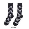 Men's Funny Skull Crew Socks Cartoon Alien Design Cotton Casual Socks Halloween Sock for Hip Hop Parties