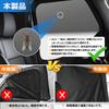 [With Steering Wheel Cover] 2-in-1 Integrated Sunshade Mesh Curtain for Suzuki Spacia MK04/MK03 Series - Easy to Attach and Detach - Magnetic Ventilat